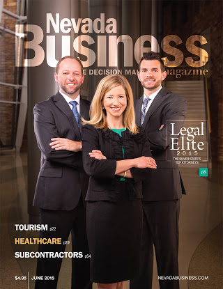 June 2015 Nevada Business Magazine Cover